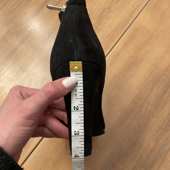 Sam Edelman Sianna Suede Black Booties Size 8 - Picture 10 of 11